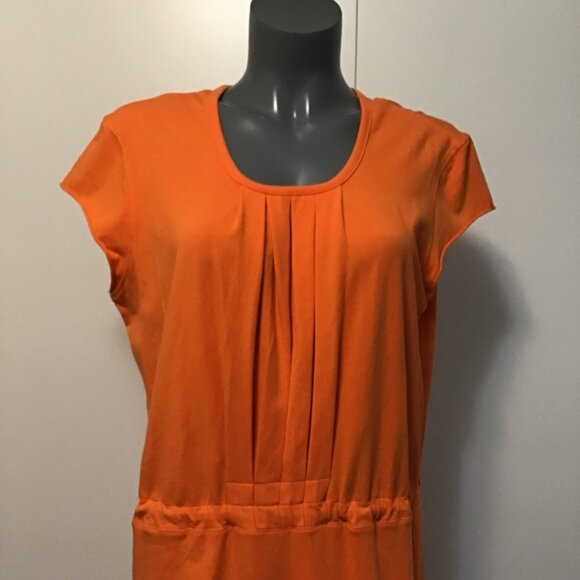 Lululemon Cotton Chill It Dress with Cap Sleeves and Cinch Waist Size L - Picture 2 of 14